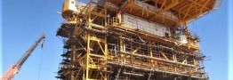 Hendijan oil field’s 2nd 1000-ton platform successfully installed