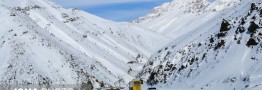 بارش برف در چالوس و هراز