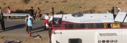 جزییات حادثه اتوبوس خبرنگاران/اتوبوس فاقد صورت وضعیت و متعلق به کارخانه سیمان بود
