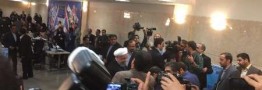 حسن روحانی درانتخابات ریاست جمهوری نام نویسی کرد