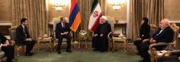 استقبال رسمی رییس جمهوری ایران از نخست وزیر ارمنستان
